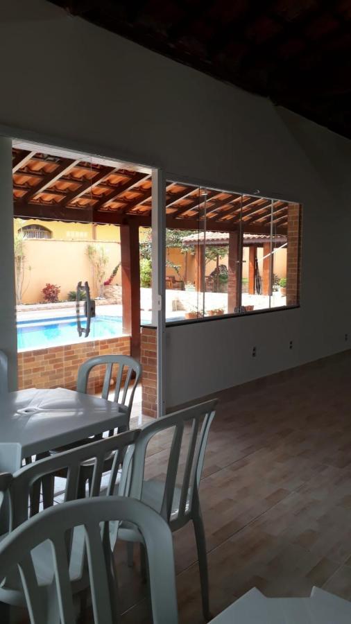 Chacara Bella Vida Com Piscina Churrasqueira Salao De Festas Fogao A Lenha Quadra Aracariguama Exterior foto